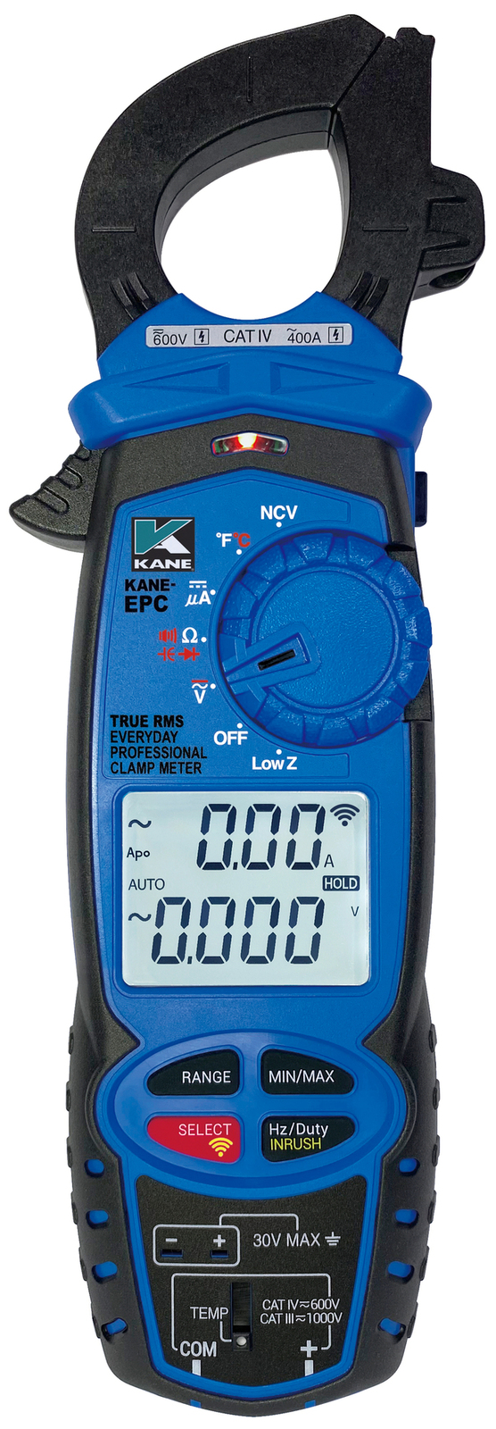 KANE-EPC True RMS Everyday Professional Clamp Meter & Wireless Data Transfer