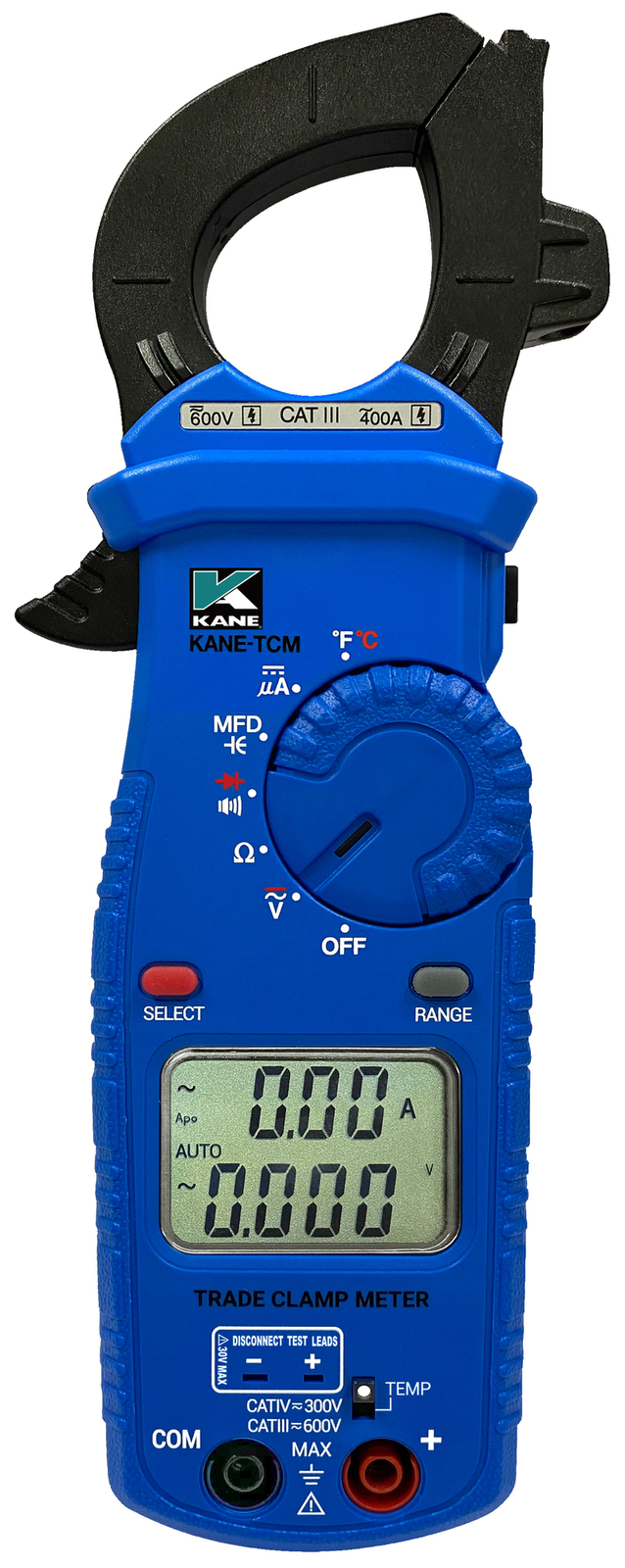 KANE-TCM Dual Display Clamp Meter