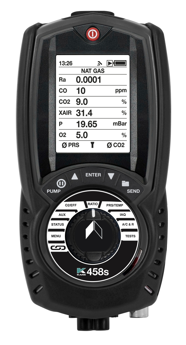 KANE458s HVACR Flue Gas Analyser