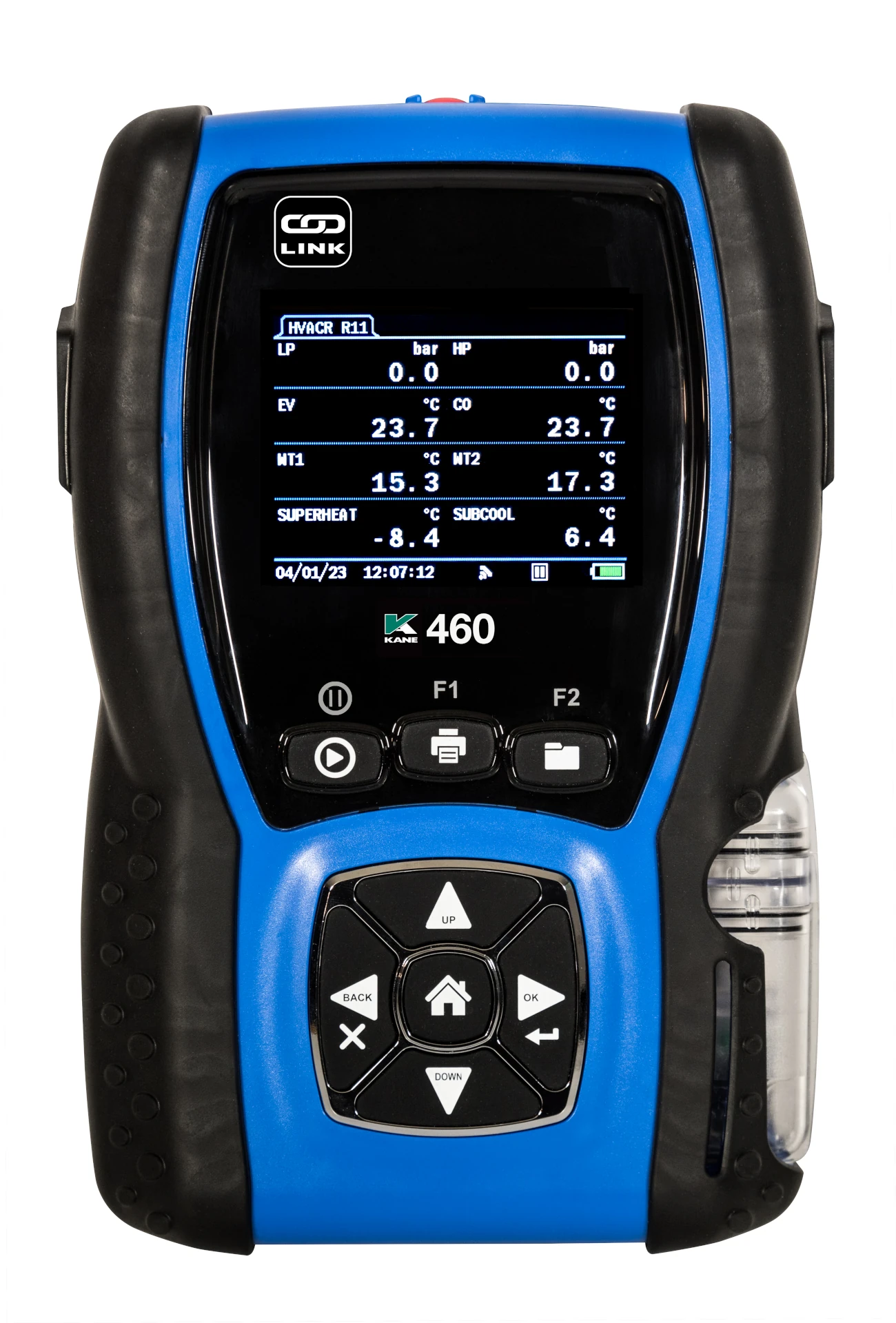 KANE460 HVACR analyser - Heating, Cooling, Refrigeration & IAQ