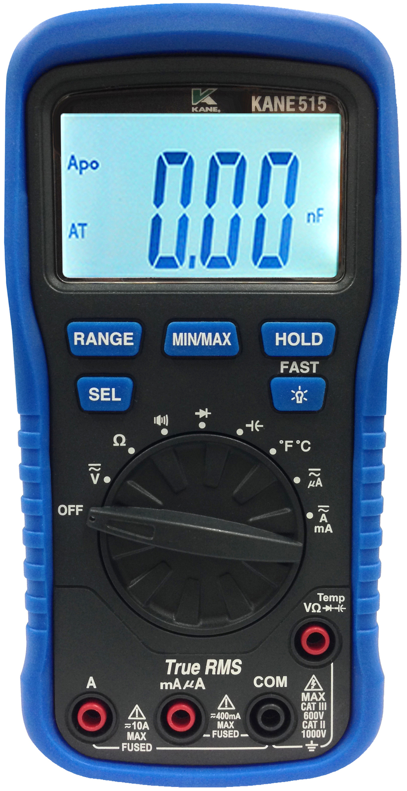 KANE515 1000V HVACR DMM with TRUE RMS & Temperature Measurement