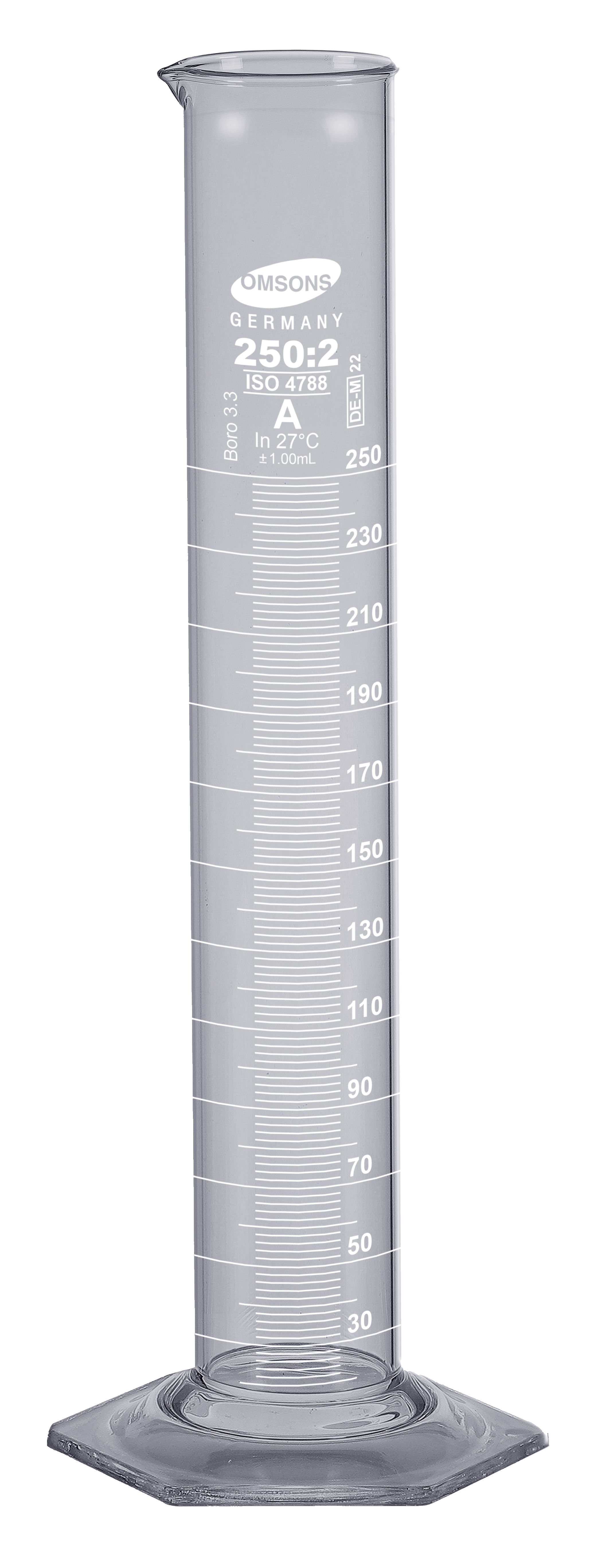 Glass Cylinder 2000ml- 2400.105.09